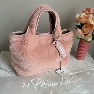 3.1 Phillip Lim Soft Blush Pink Fur Purse